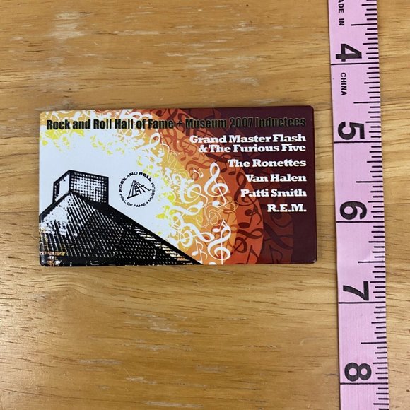 2007 Rock and Roll Hall of Fame Inductees Magnet Van Halen Grand Master Flash - Picture 4 of 8